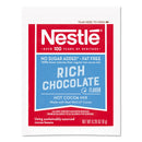 Nestlé No-Sugar-Added Hot Cocoa Mix Envelopes, Rich Chocolate, 0.28 oz Packet, 30/Box