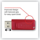 Verbatim Store 'n' Go USB Flash Drive, 16 GB, Red