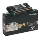 Lexmark C5220KS Return Program Toner, 4,000 Page-Yield, Black