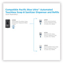Georgia Pacific Pacific Blue Ultra Automated Touchless Soap/Sanitizer Dispenser, 1,000 mL, 6.54 x 11.72 x 4, Black