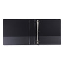 Samsill Earth's Choice Biobased Locking D-Ring Reference Binder, 3 Rings, 2" Capacity, 11 x 8.5, Black