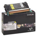 Lexmark C5340YX Return Program High-Yield Toner, 7,000 Page-Yield, Yellow