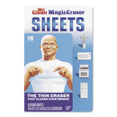 Mr. Clean Magic Eraser Sheets, 3.5 x 5.8, 0.03" Thick, White, 16/Pack, 8 Packs/Carton
