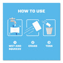 Mr. Clean Magic Eraser Sheets, 3.5 x 5.8, 0.03" Thick, White, 16/Pack, 8 Packs/Carton