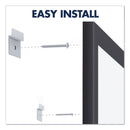 Quartet Classic Series Nano-Clean Dry Erase Board, 60 x 36, Black Aluminum Frame