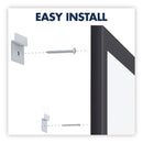 Quartet Classic Series Nano-Clean Dry Erase Board, 48 x 36, Black Aluminum Frame