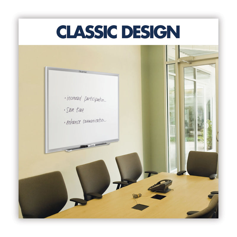 Quartet Classic Series Total Erase Dry Erase Board, 24 x 18, Silver Aluminum Frame