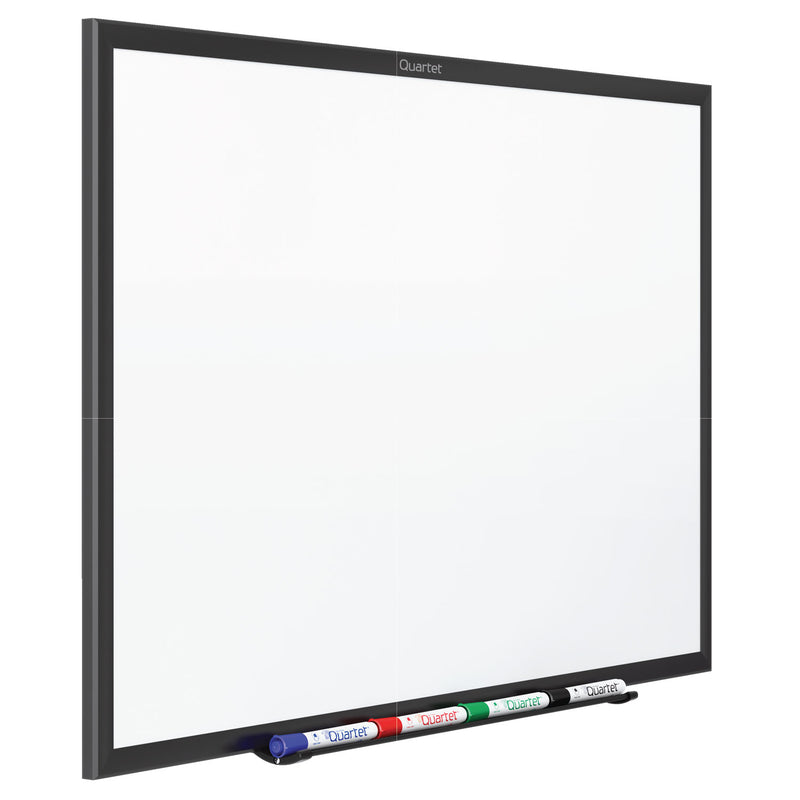 Quartet Classic Series Nano-Clean Dry Erase Board, 48 x 36, Black Aluminum Frame