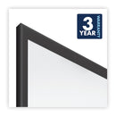 Quartet Classic Series Total Erase Dry Erase Board, 72 x 48, White Surface, Black Frame