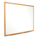 Quartet Classic Series Total Erase Dry Erase Board, 96 x 48, Oak Finish Frame
