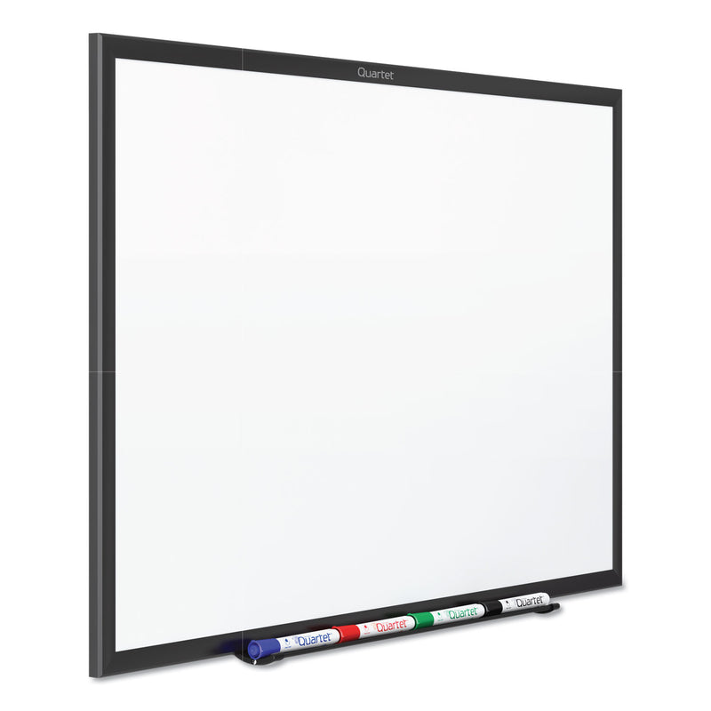 Quartet Classic Series Nano-Clean Dry Erase Board, 36 x 24, Black Aluminum Frame