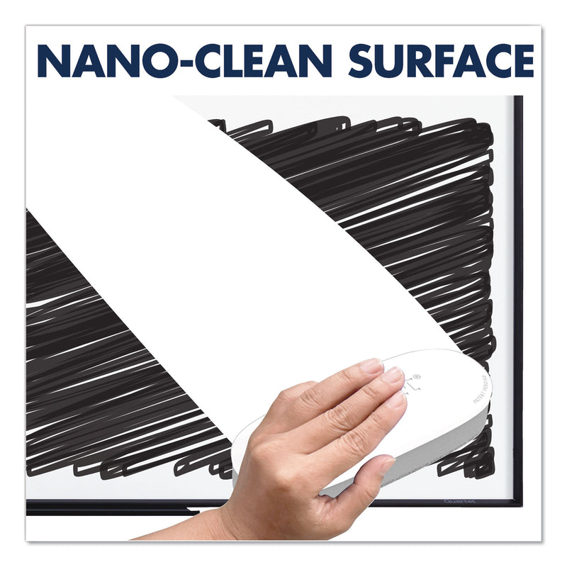 Quartet Classic Series Nano-Clean Dry Erase Board, 24 x 18, Black Aluminum Frame
