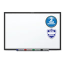 Quartet Classic Series Total Erase Dry Erase Board, 48 x 36, White Surface, Black Frame