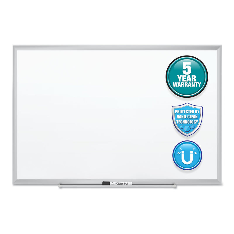 Quartet Classic Series Nano-Clean Dry Erase Board, 72 x 48, Silver Frame