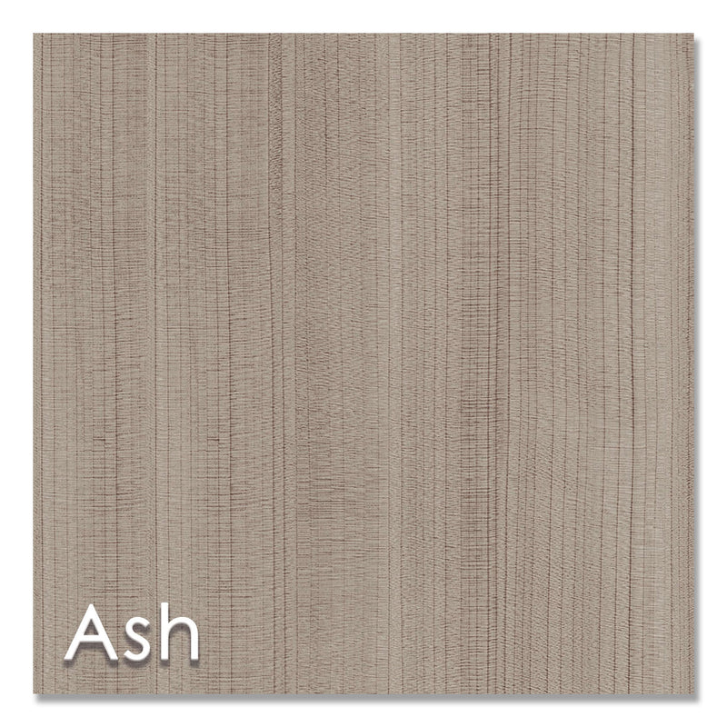 Linea Italia Urban Series L- Shaped Desk, 59" x 59" x 29.5", Ash