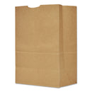 General Grocery Paper Bags, 75 lb Capacity, 1/6 BBL, 12" x 7" x 17", Kraft, 400 Bags