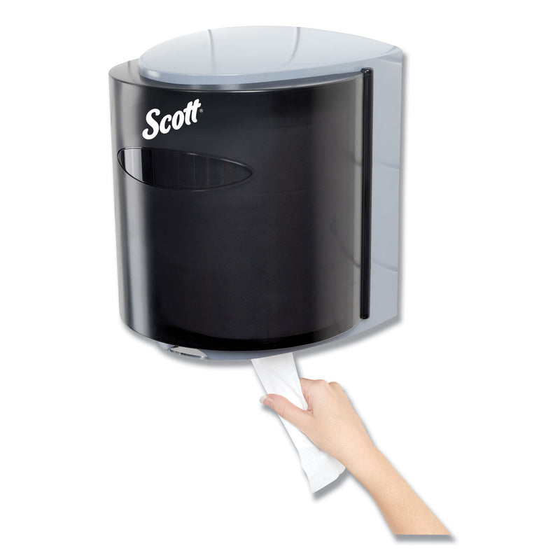 Scott Roll Control Center Pull Towel Dispenser, 10.3 x 9.3 x 11.9, Smoke/Gray