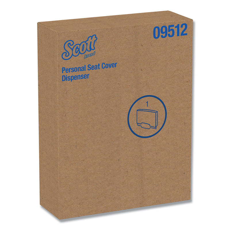 Scott Personal Seat Cover Dispenser, 16.6 x 2.5 x 12.3, Stainless Steel