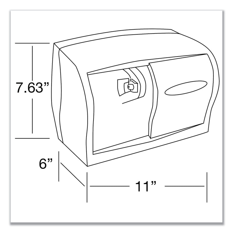Scott Pro Coreless SRB Tissue Dispenser, 10.13 x 6.4 x 7, Stainless Steel