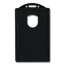Advantus ID Card Holders, Vertical, Black 2.38" x 3.68" Holder, 2.13" x 3.38" Insert, 25/Pack