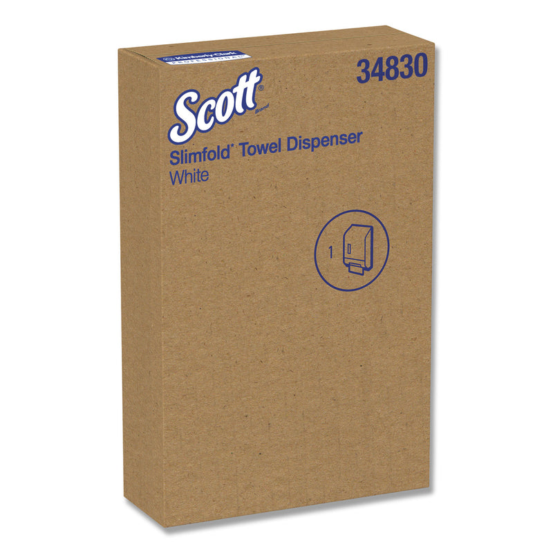 Scott Control Slimfold Towel Dispenser, 9.88 x 2.88 x 13.75, White