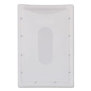 Advantus Clear ID Card Holder, Horizontal, Clear 2.31" x 3.69" Holder, 2.13" x 3.38" Insert, 25/Pack