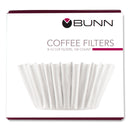 BUNN Coffee Filters, 8 to 12 Cup Size, Flat Bottom, 100/Pack, 12 Packs/Carton