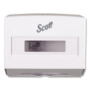 Scottfold Folded Towel Dispenser, 10.75 x 4.75 x 9, White