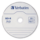 Verbatim BD-R Blu-Ray Disc, 25 GB, 16x, White, 10/Pack