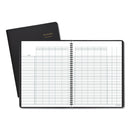 AT-A-GLANCE Undated Class Record Book, Nine to 10 Week Term: Two-Page Spread (35 Students), 10.88 x 8.25, Black Cover