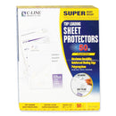 C-Line Super Heavyweight Polypropylene Sheet Protectors, Clear, 2", 11 x 8.5, 50/BX