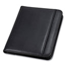 Samsill Professional Zippered Pad Holder, Pockets/Slots, Writing Pad, Black