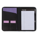 Samsill Professional Padfolio, 3/4w x 9 1/4h, Open Style, Black