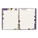 Cambridge Vienna Weekly/Monthly Appointment Book, Vienna Geometric Artwork, 11 x 8.5, Purple/Tan Cover, 12-Month (Jan to Dec): 2023