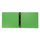 Samsill Earth's Choice Biobased Economy Round Ring View Binders, 3 Rings, 3" Capacity, 11 x 8.5, Lime