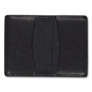 Samsill Regal Leather Business Card Wallet, Holds 25 2 x 3.5 Cards, 4.25 x 3, Black