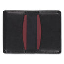 Samsill Regal Leather Business Card Wallet, Holds 25 2 x 3.5 Cards, 4.25 x 3, Black