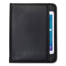 Samsill Professional Zippered Pad Holder, Pockets/Slots, Writing Pad, Black