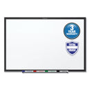 Quartet Classic Series Total Erase Dry Erase Board, 60 x 36, White Surface, Black Frame