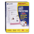 C-Line Heavyweight Polypropylene Sheet Protectors, Clear, 2", 11 x 8.5, 100/Box