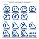 Samsill Earth's Choice Biobased Round Ring View Binder, 3 Rings, 0.5" Capacity, 11 x 8.5, White