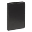 Samsill Regal Leather Business Card Wallet, Holds 25 2 x 3.5 Cards, 4.25 x 3, Black