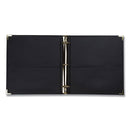 Samsill Classic Collection Ring Binder, 3 Rings, 1.5" Capacity, 11 x 8.5, Black