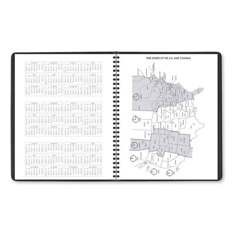 AT-A-GLANCE Monthly Planner, 11 x 9, Black Cover, 15-Month (Jan to Mar): 2023 to 2024
