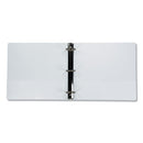 Samsill Earth's Choice Biobased Economy Round Ring View Binders, 3 Rings, 2" Capacity, 11 x 8.5, White