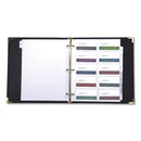Samsill Classic Vinyl Business Card Binder, Holds 200 2 x 2.5 Cards, 10.25 x 11.13, Ebony