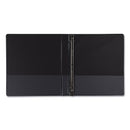 Samsill Earth's Choice Biobased Locking D-Ring Reference Binder, 3 Rings, 1" Capacity, 11 x 8.5, Black