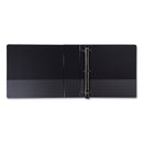 Samsill Earth's Choice Biobased Locking D-Ring Reference Binder, 3 Rings, 4" Capacity, 11 x 8.5, Black