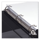 Samsill Earth's Choice Biobased Locking D-Ring Reference Binder, 3 Rings, 1" Capacity, 11 x 8.5, Black