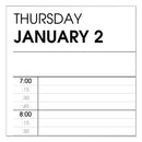 AT-A-GLANCE Two-Person Group Daily Appointment Book, 11 x 8, Black Cover, 12-Month (Jan to Dec): 2023